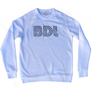 Hartford Airport BDL Adult Tri-Blend Sweatshirt - White
