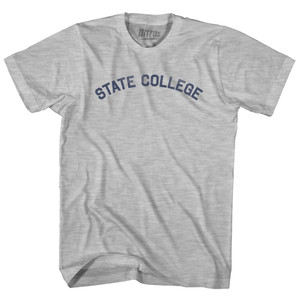 State College Youth Cotton T-shirt - Grey Heather State College Youth Cotton T-shirt - Grey Heather