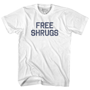 Free Shrugs Youth Cotton T-shirt - White
