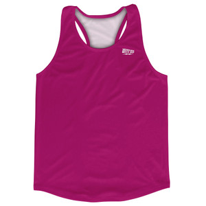 Blank Pink Fuschia Running Racerback Singlet Track Tops Made In USA Blank Pink Fuschia Running Racerback Singlet Track Tops Made In USA