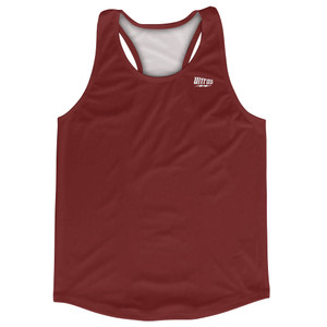 Blank Red Maroon Running Racerback Singlet Track Tops Made In USA Blank Red Maroon Running Racerback Singlet Track Tops Made In USA
