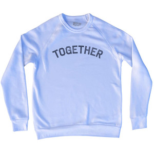 Together Adult Tri-Blend Sweatshirt - White