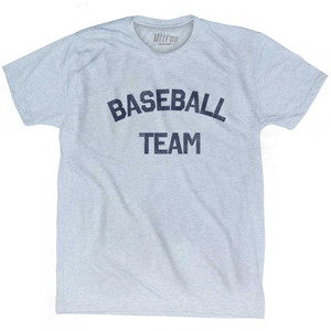 Baseball Team Adult Tri-Blend T-shirt - Athletic White