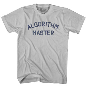 Algorithm Master Adult Cotton T-shirt - Cool Grey