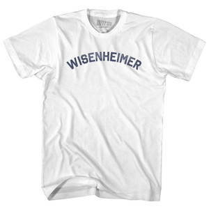 Wisenheimer Womens Cotton Junior Cut T-Shirt - White