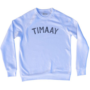 Timaay Adult Tri-Blend Sweatshirt - White