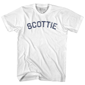 Scottie Adult Cotton T-shirt - White