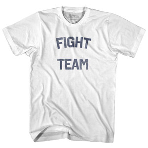 Fight Team Adult Cotton T-shirt - White