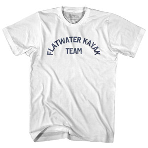 Flatwater Kayak Team Womens Cotton Junior Cut T-Shirt - White
