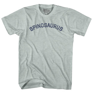 Spinosaurus Adult Tri-Blend T-shirt - Athletic Cool Grey