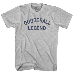 Dodgeball Legend Youth Cotton T-shirt - Grey Heather Dodgeball Legend Youth Cotton T-shirt - Grey Heather