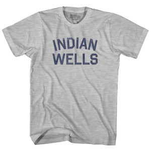 Indian Wells Adult Cotton T-shirt - Grey Heather