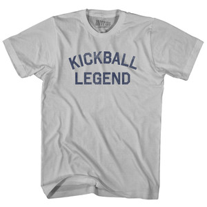 Kickball Legend Adult Cotton T-shirt - Cool Grey