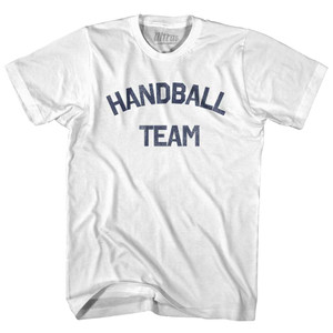 Handball Team Adult Cotton T-shirt - White