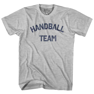 Handball Team Womens Cotton Junior Cut T-Shirt - Grey Heather