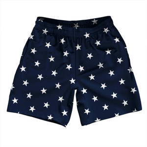 Stars Soccer Shorts Made In USA - Navy Stars Soccer Shorts Made In USA - Navy