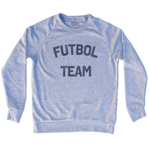 Futbol Team Adult Tri-Blend Sweatshirt - Heather Grey