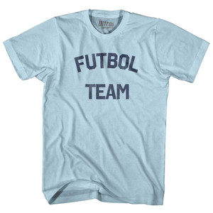 Futbol Team Adult Cotton T-shirt - Light Blue