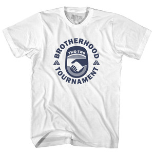Brotherhood Tournament Adult Cotton T-shirt - White