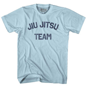 Jiu Jitsu Team Adult Cotton T-shirt - Light Blue