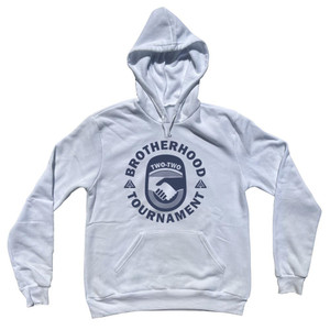 Brotherhood Tournament Tri-Blend Hoodie - White