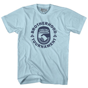 Brotherhood Tournament Adult Cotton T-shirt - Light Blue