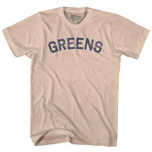 Greens Adult Cotton T-shirt - Creme