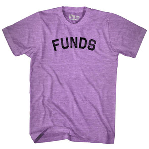 Funds Adult Tri-Blend T-shirt - Athletic Purple