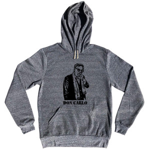 Don Carlo Ancelotti Italian Madrid Football Soccer Manager -Tri-Blend Hoodie - Athletic Grey