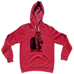 Don Carlo Ancelotti Italian Madrid Football Soccer Manager -Tri-Blend Hoodie - Red