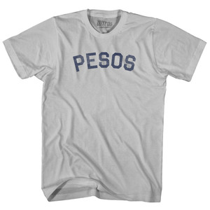 Pesos Adult Cotton T-shirt - Cool Grey