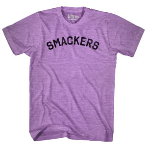 Smackers Adult Tri-Blend T-shirt - Athletic Purple