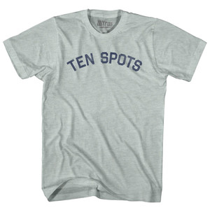 Ten Spots Adult Tri-Blend T-shirt - Athletic Cool Grey