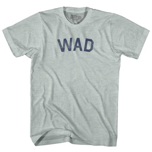 Wad Adult Tri-Blend T-shirt - Athletic Cool Grey