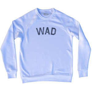 Wad Adult Tri-Blend Sweatshirt - White
