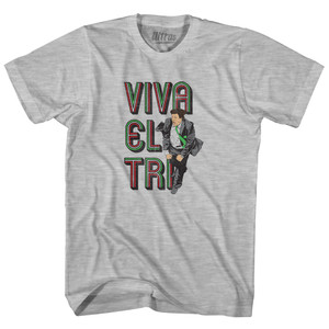Viva El Tri Mexico Soccer Miguel Herrera Adult Cotton T-shirt - Grey Heather Viva El Tri Mexico Soccer Miguel Herrera Adult Cotton T-shirt - Grey Heather