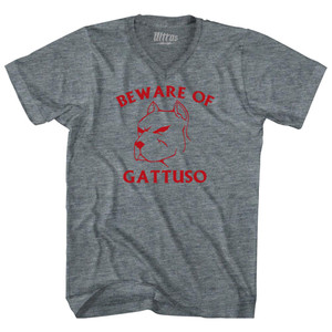 Gatusso Tri-Blend V-neck Womens Junior Cut T-shirt - Athletic Grey Gatusso Tri-Blend V-neck Womens Junior Cut T-shirt - Athletic Grey