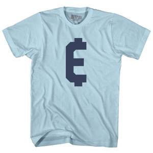 E Money Adult Cotton T-shirt - Light Blue