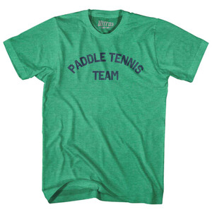 Paddle Tennis Team Adult Tri-Blend T-shirt - Kelly