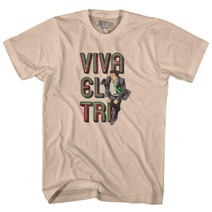 Viva El Tri Mexico Soccer Miguel Herrera Adult Cotton T-shirt - Creme