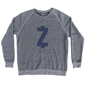 Z Money Adult Tri-Blend Sweatshirt - Athletic Grey