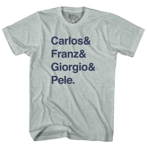 Custom Names And Sign T-shirt Adult Tri-Blend T-shirt - Athletic Cool Grey Custom Names And Sign T-shirt Adult Tri-Blend T-shirt - Athletic Cool Grey