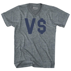 V Money Tri-Blend V-neck Womens Junior Cut T-shirt - Athletic Grey V Money Tri-Blend V-neck Womens Junior Cut T-shirt - Athletic Grey