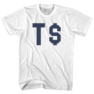 T Money Adult Cotton T-shirt - White