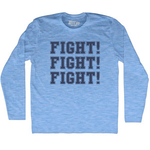 Fight Fight Fight Trump Assassination Adult Tri-Blend Long Sleeve T-shirt - Athletic Blue Fight Fight Fight Trump Assassination Adult Tri-Blend Long Sleeve T-shirt - Athletic Blue