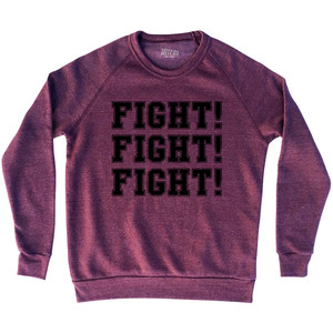Fight Fight Fight Trump Assassination Adult Tri-Blend Sweatshirt - Cranberry Fight Fight Fight Trump Assassination Adult Tri-Blend Sweatshirt - Cranberry