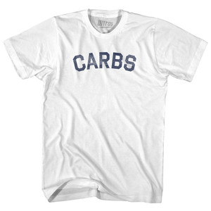 Carbs Adult Cotton T-shirt - White