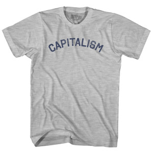 Capitalism Youth Cotton T-shirt - Grey Heather Capitalism Youth Cotton T-shirt - Grey Heather