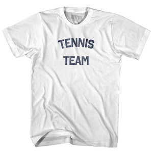 Tennis Team Youth Cotton T-shirt - White Tennis Team Youth Cotton T-shirt - White