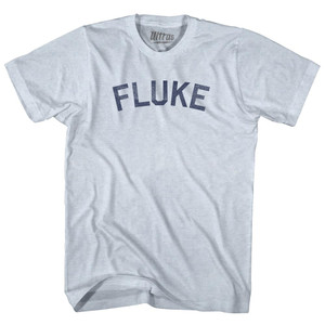 Fluke Adult Tri-Blend T-shirt - Athletic White